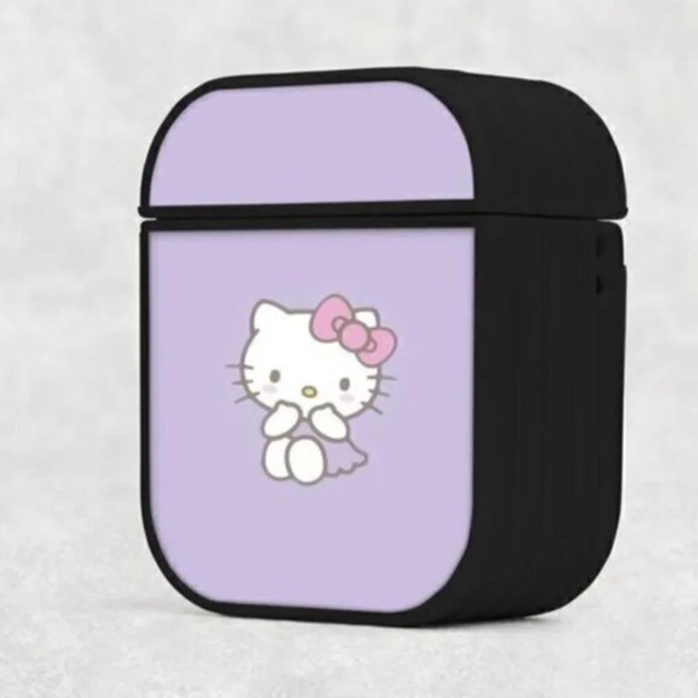 Purple Hello Kitty Airpod Case